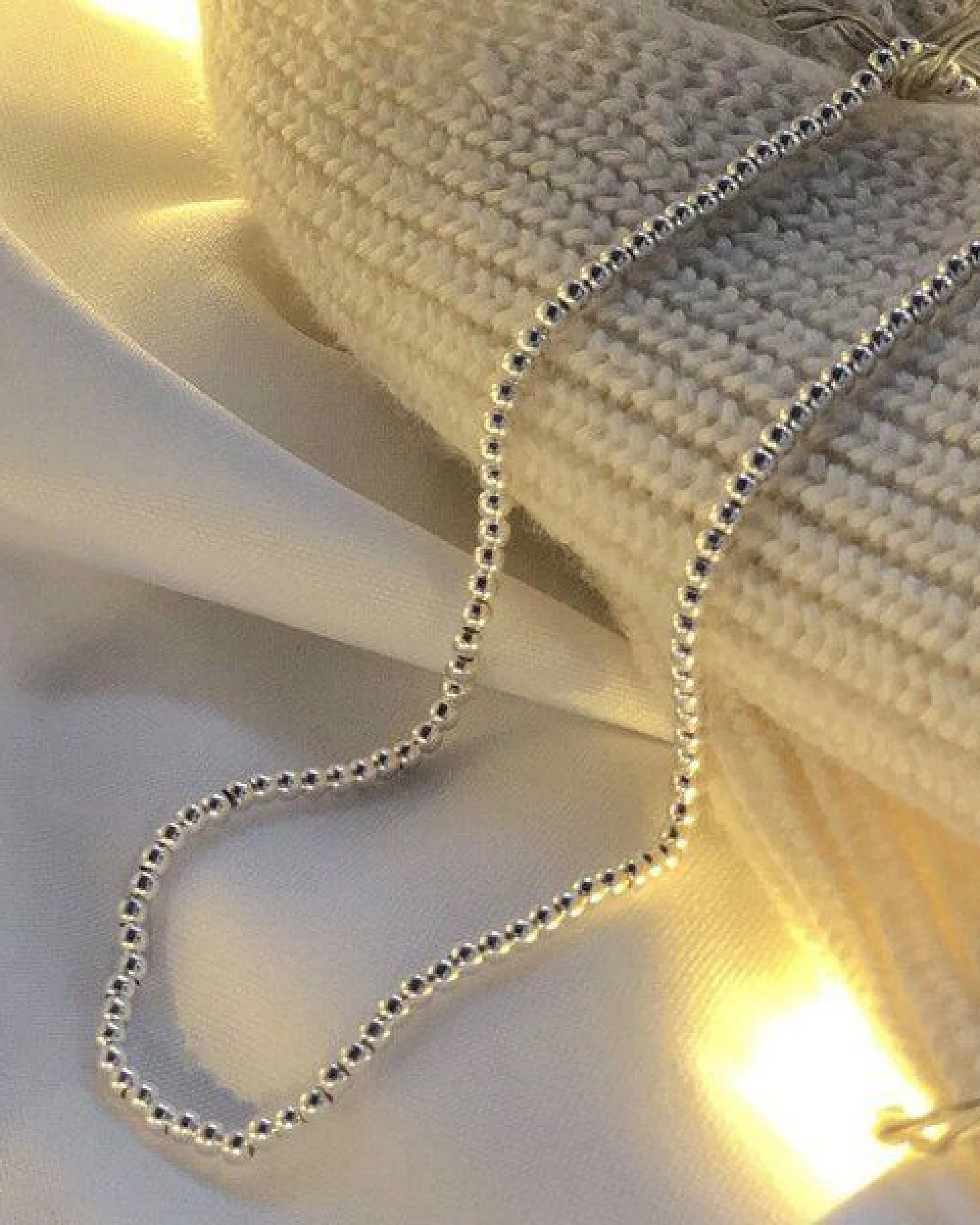 pakilia Silber Kette Erbschen Fair-Trade und handmade – Ansicht 3