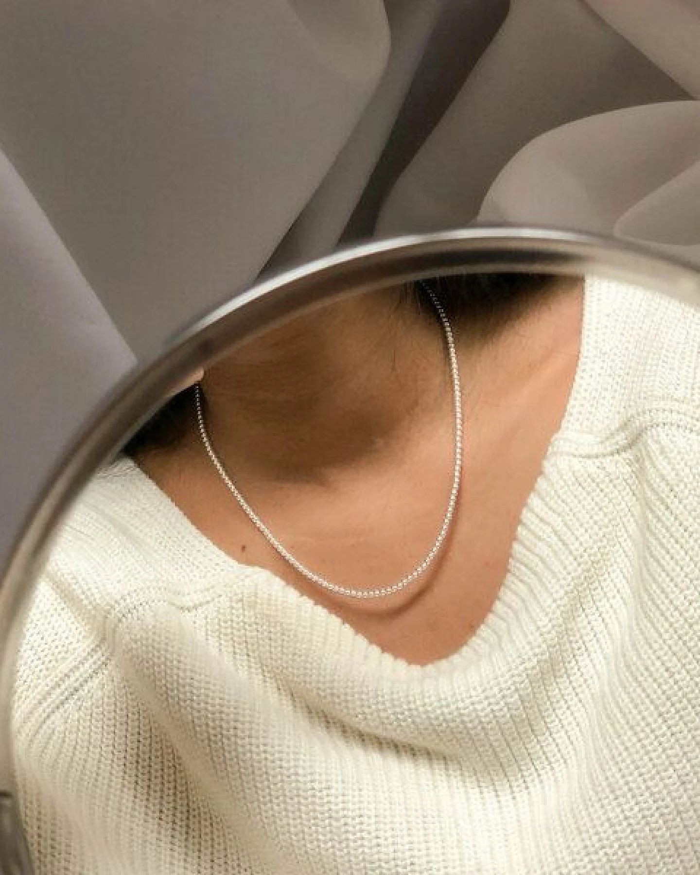 pakilia Silber Kette Erbschen Fair-Trade und handmade – Ansicht 4