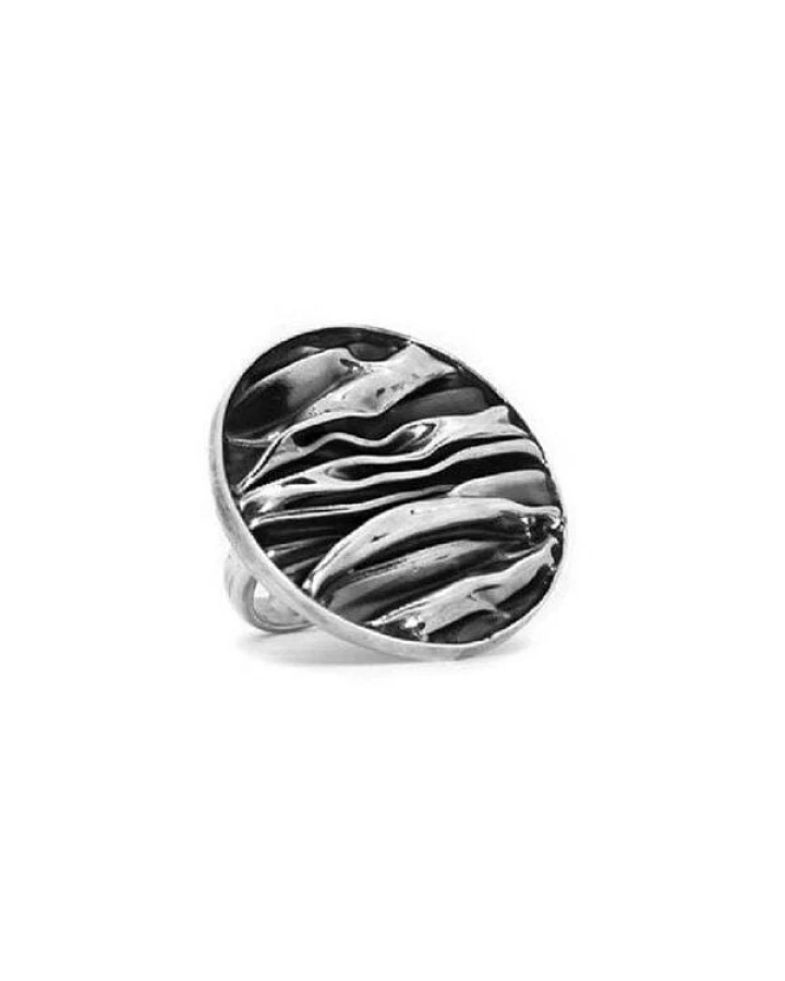 pakilia Silber Ring Wellen Fair-Trade und handmade
