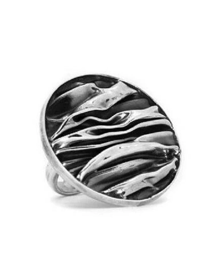 pakilia Silber Ring Wellen Fair-Trade und handmade