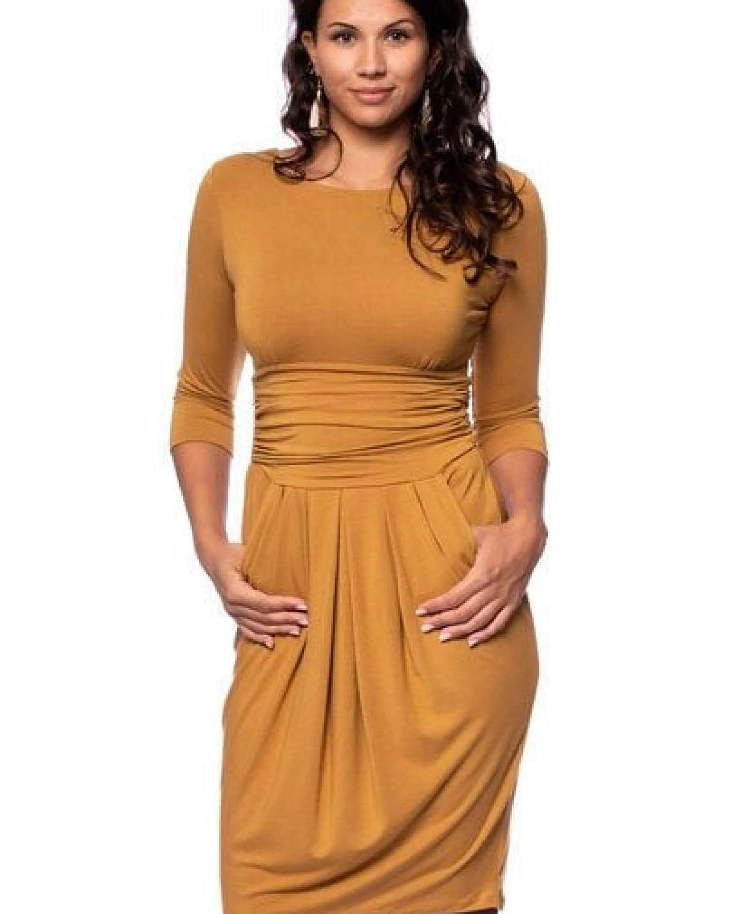 Ingoria LAILA Figurfreundliches Etui-Kleid mit Tulpenrock – Ansicht 3
