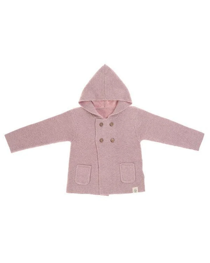 Lässig Baby Jacke - Knitted Hoodie GOTS, Garden Explorer