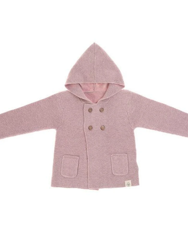 Lässig Baby Jacke - Knitted Hoodie GOTS, Garden Explorer