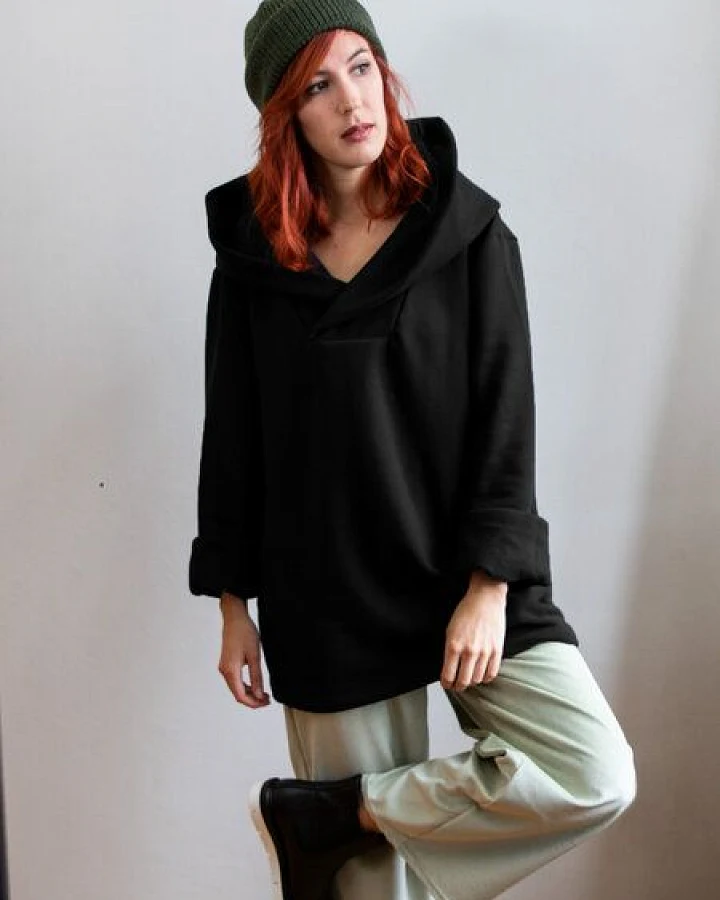 ECOSTORIES Unisex Hoodie Nightfever im Oversize Look