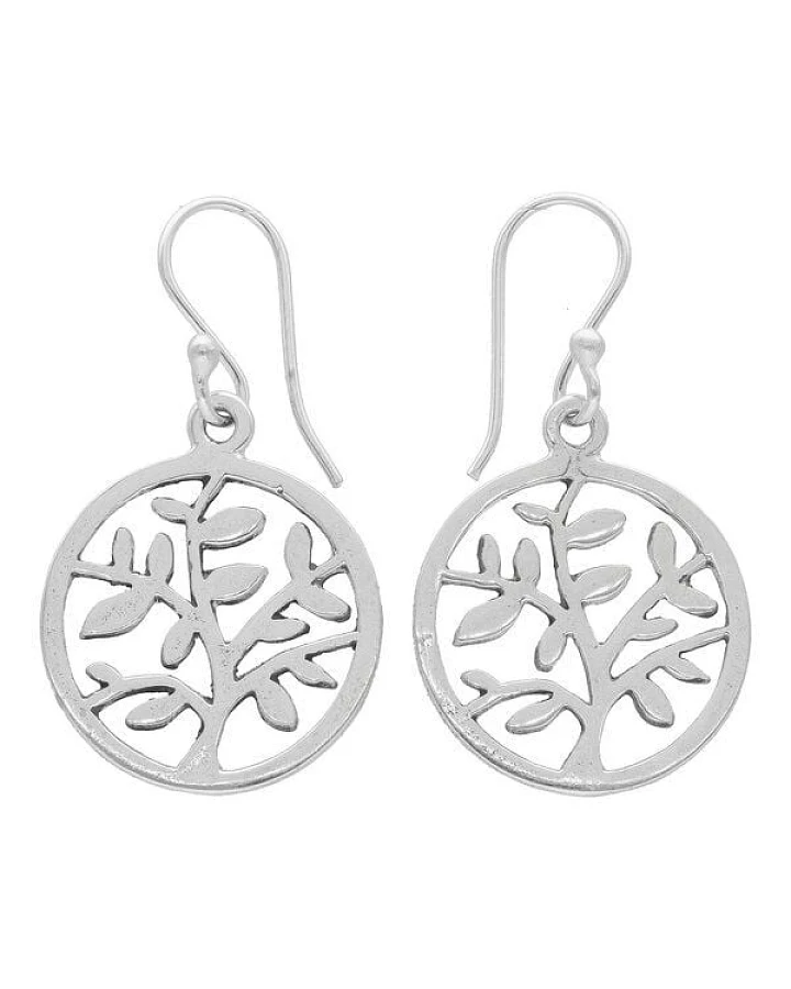 pakilia Silber Ohrringe Baum fein Fair-Trade und handmade