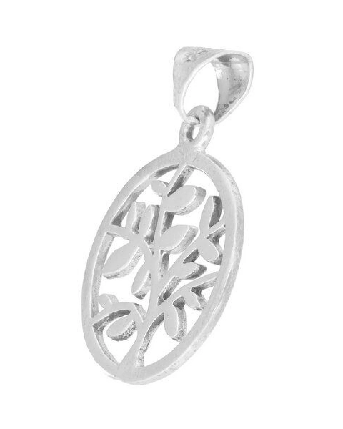 pakilia Kette Silber Baum minimalistisch sustainable handmade Fair-Trade – Ansicht 2