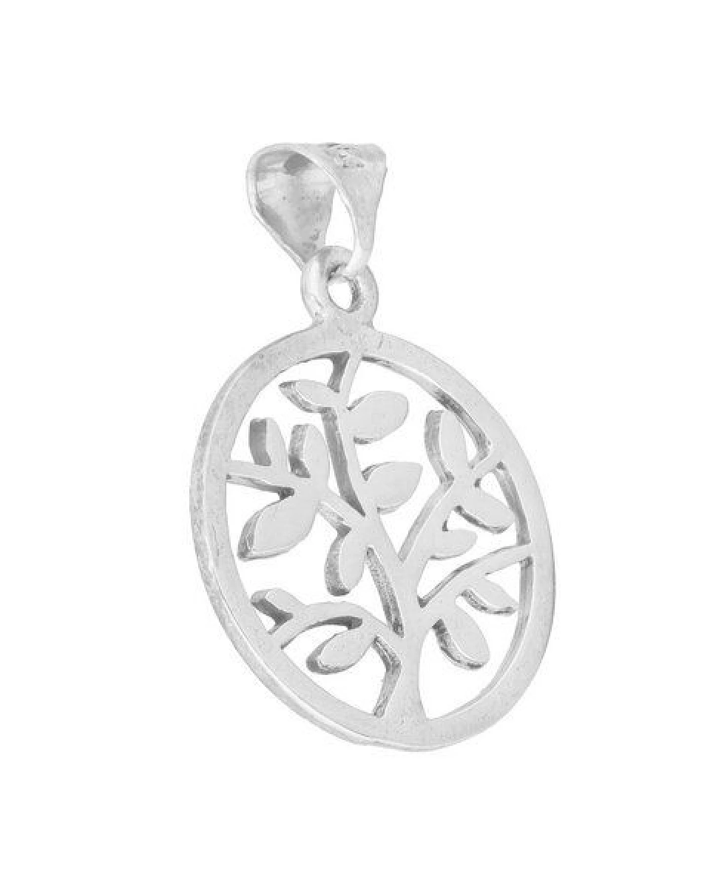 pakilia Kette Silber Baum minimalistisch sustainable handmade Fair-Trade – Ansicht 3