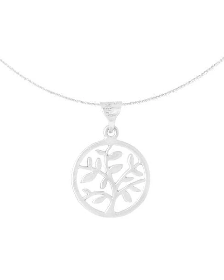 pakilia Kette Silber Baum minimalistisch sustainable handmade Fair-Trade