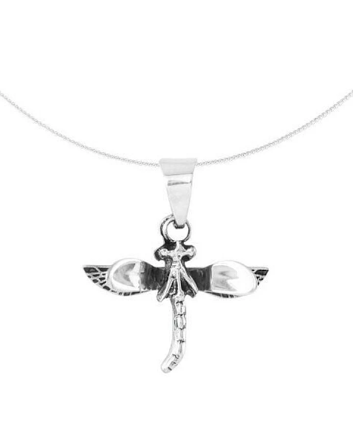 pakilia Silber Kette Libelle Fair-Trade und handmade