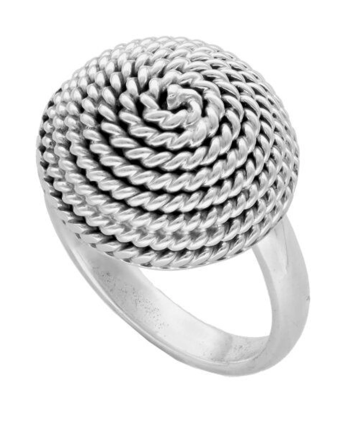 pakilia Silber Ring Kordel Fair-Trade und handmade – Ansicht 2