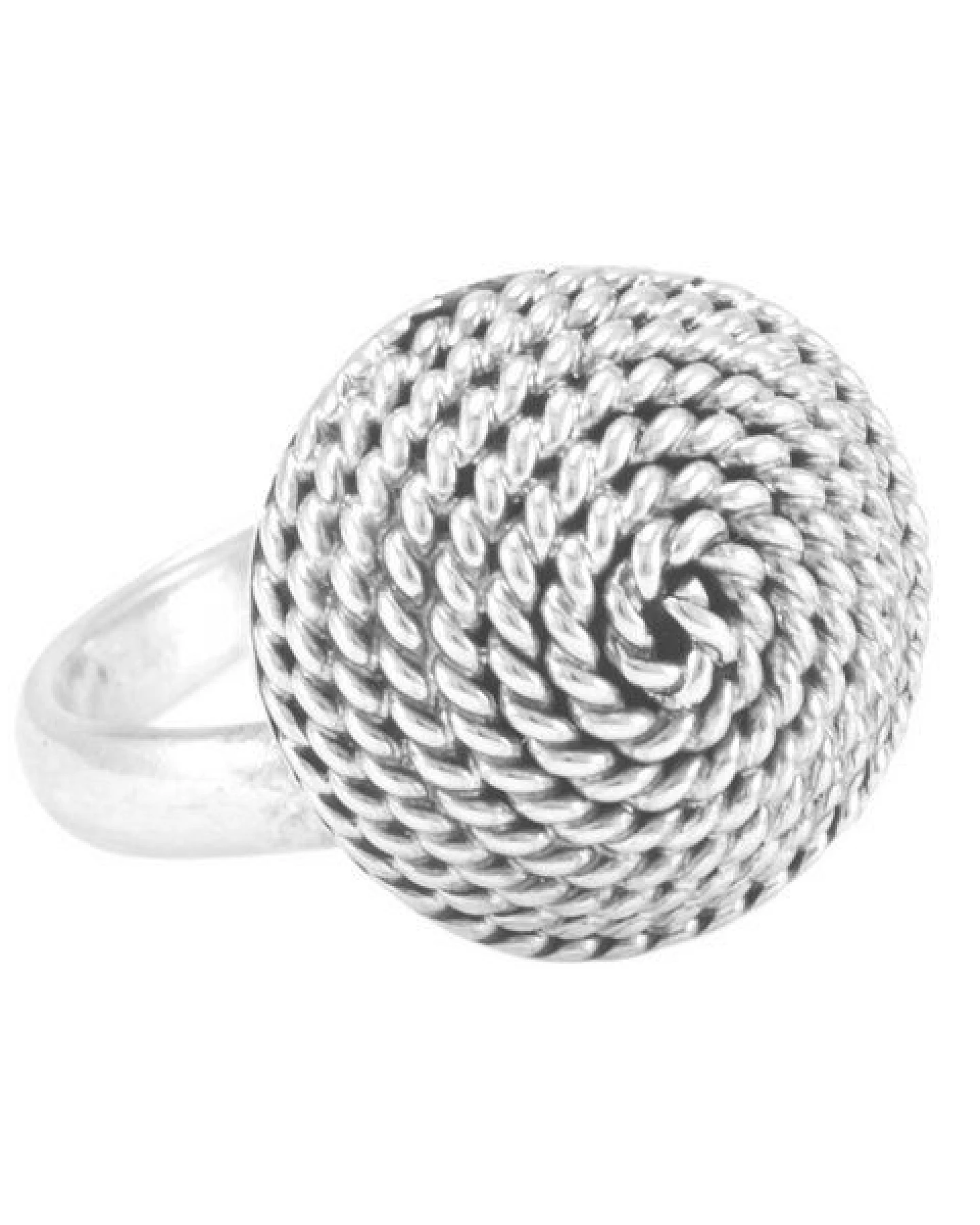 pakilia Silber Ring Kordel Fair-Trade und handmade – Ansicht 4