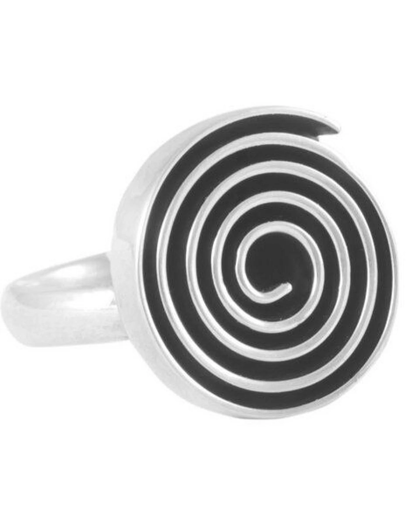pakilia Silber Ring Labyrinth rund Fair-Trade und handmade – Ansicht 4