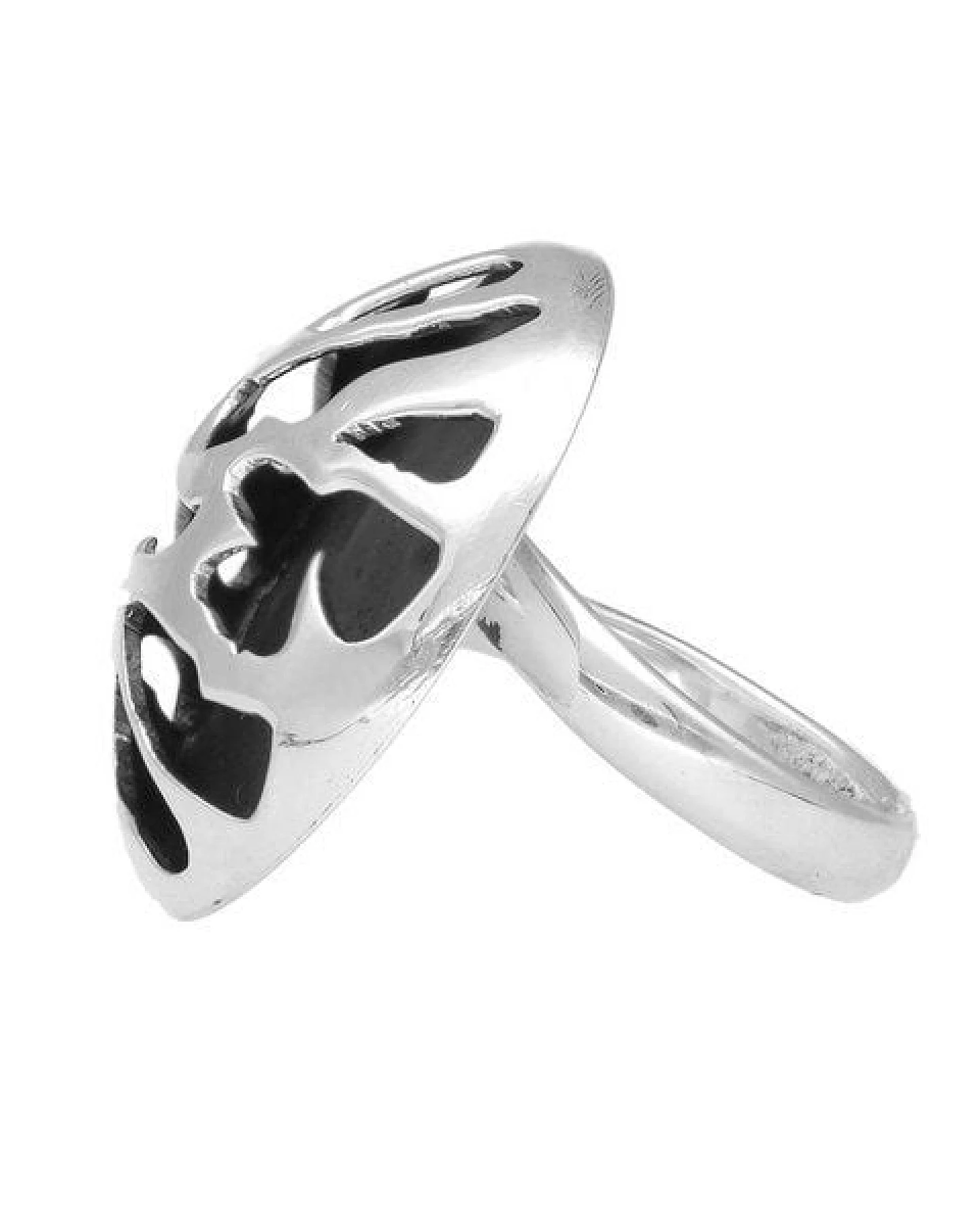 pakilia Silber Ring Ornament oval Fair-Trade und handmade – Ansicht 4
