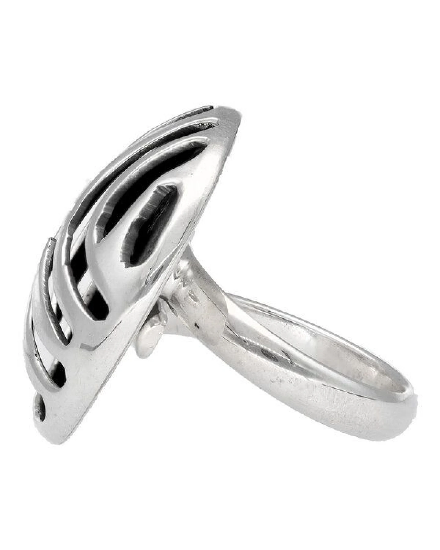 pakilia Silber Ring Streifen Fair-Trade und handmade – Ansicht 2