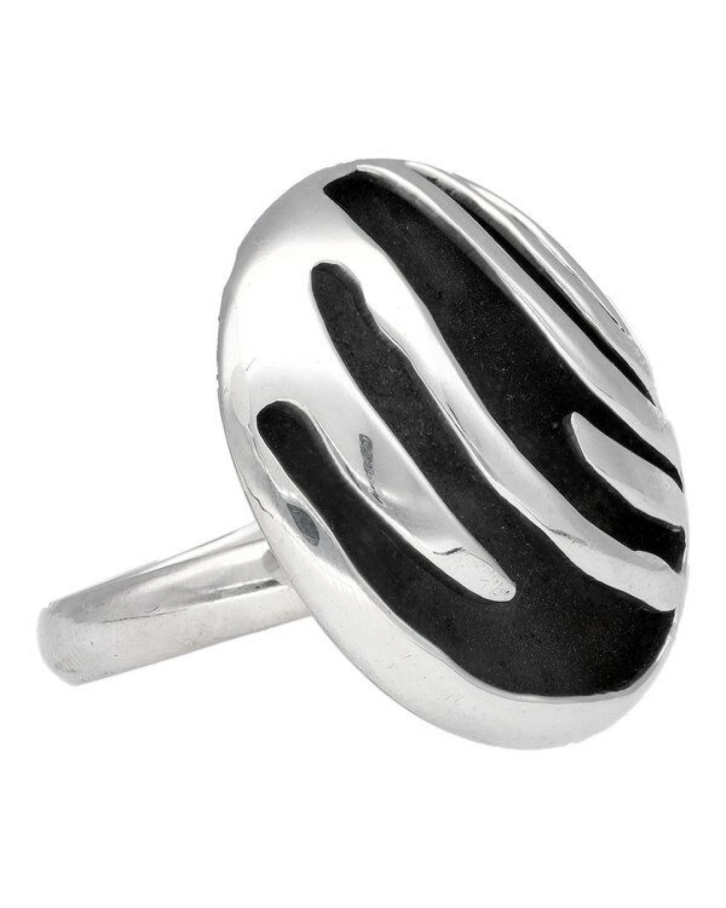 pakilia Silber Ring Streifen Fair-Trade und handmade – Ansicht 3