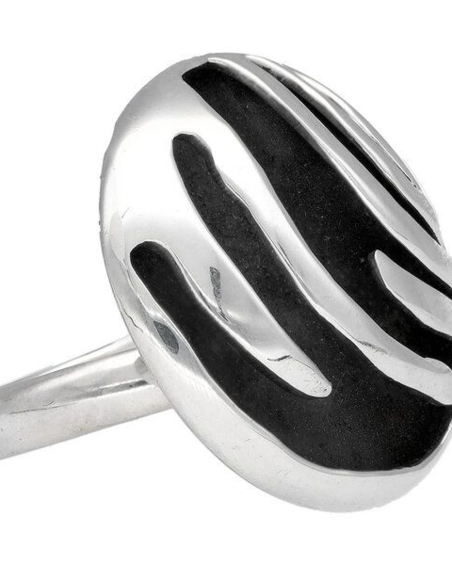 pakilia Silber Ring Streifen Fair-Trade und handmade – Ansicht 3