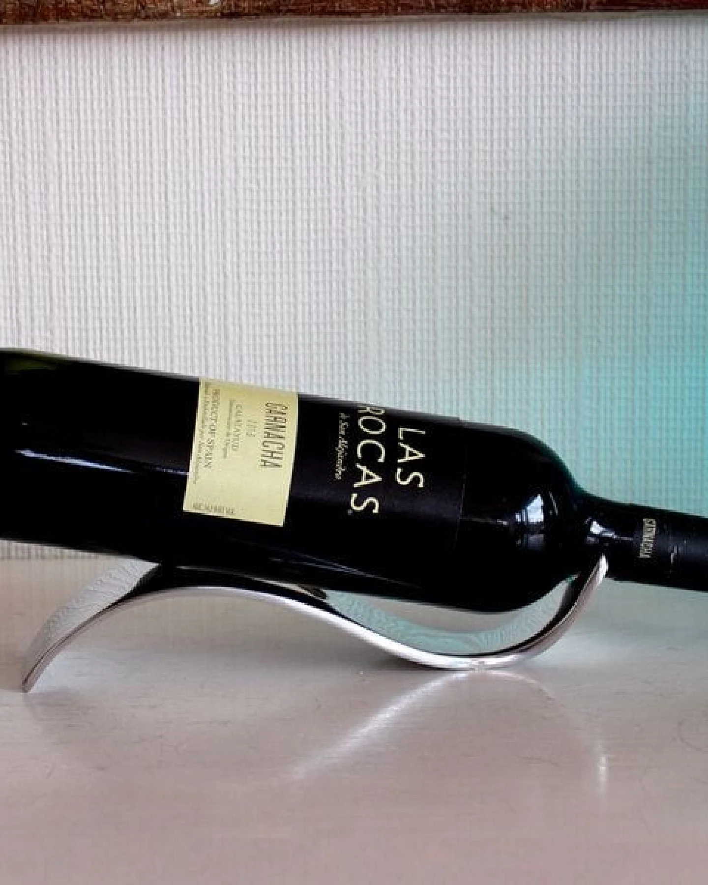 Mitienda Shop Weinflaschenhalter aus Zinn "New York" 1Flasche – Ansicht 3