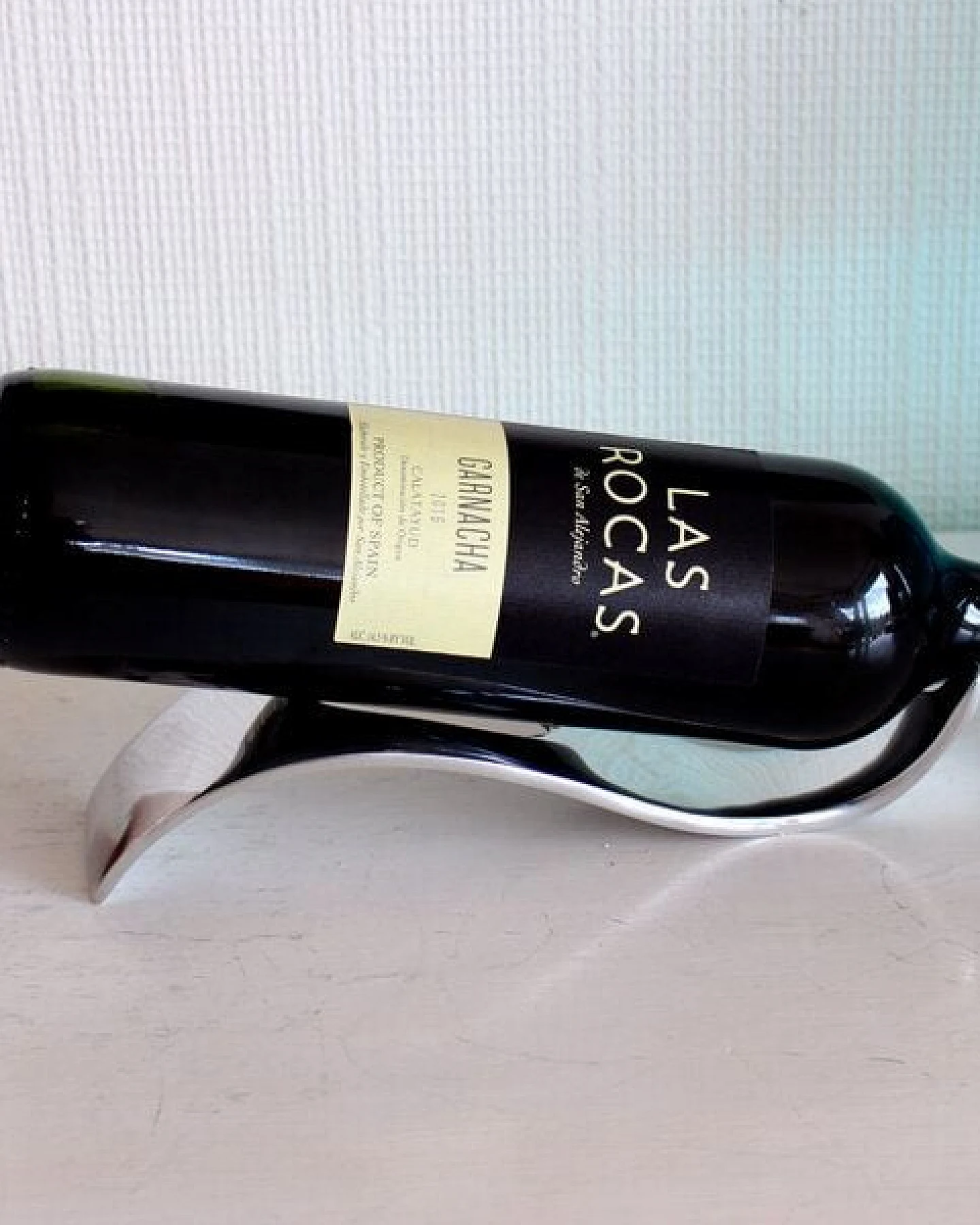 Mitienda Shop Weinflaschenhalter aus Zinn "New York" 1Flasche – Ansicht 4
