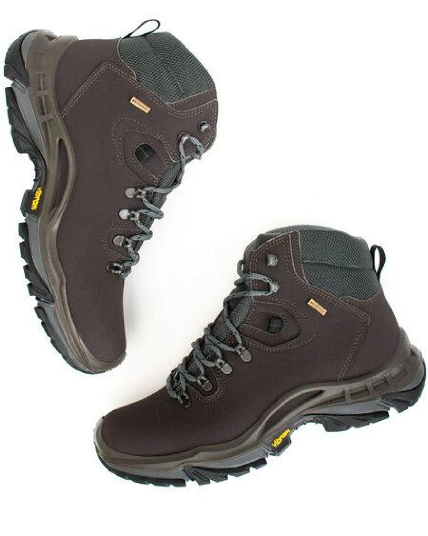 Will's Vegan Shop WVSport wasserdichte Wanderschuhe Dunkelbraun Herren – Ansicht 2
