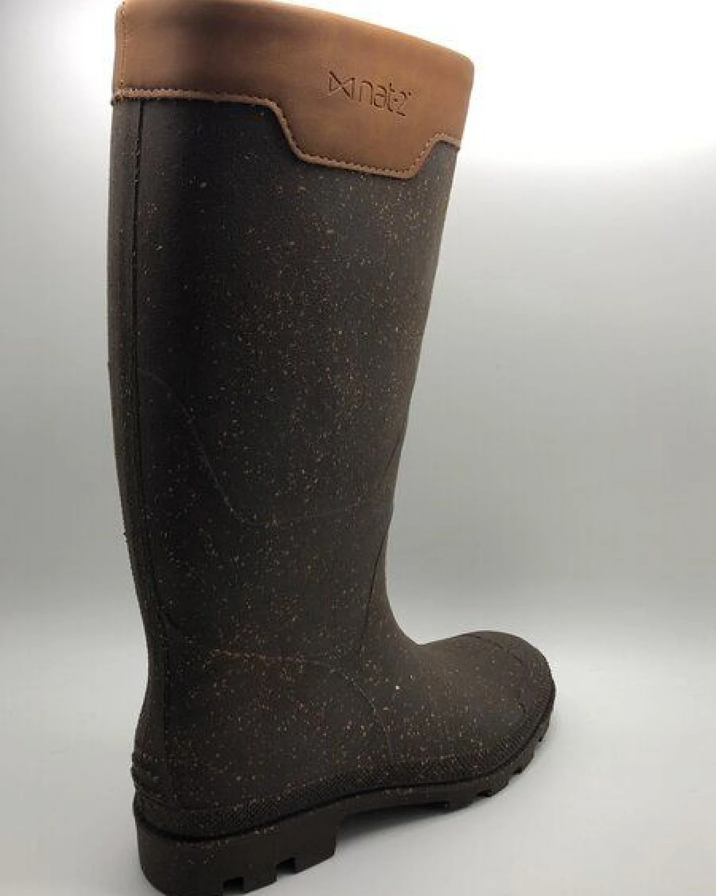 Gummistiefel "nat-2 Prime Bully vegan" in braun und Kork – Ansicht 2