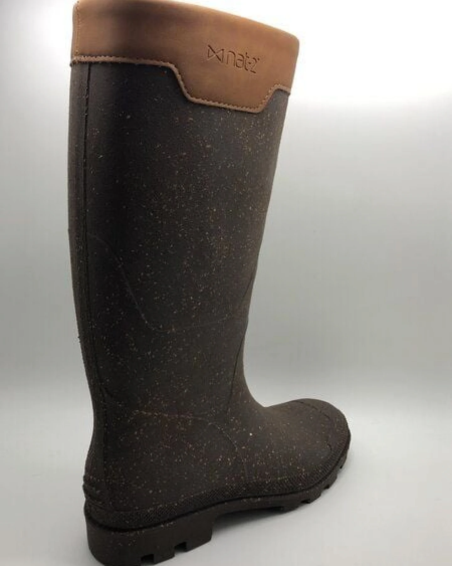 Gummistiefel "nat-2 Prime Bully vegan" in braun und Kork – Ansicht 2