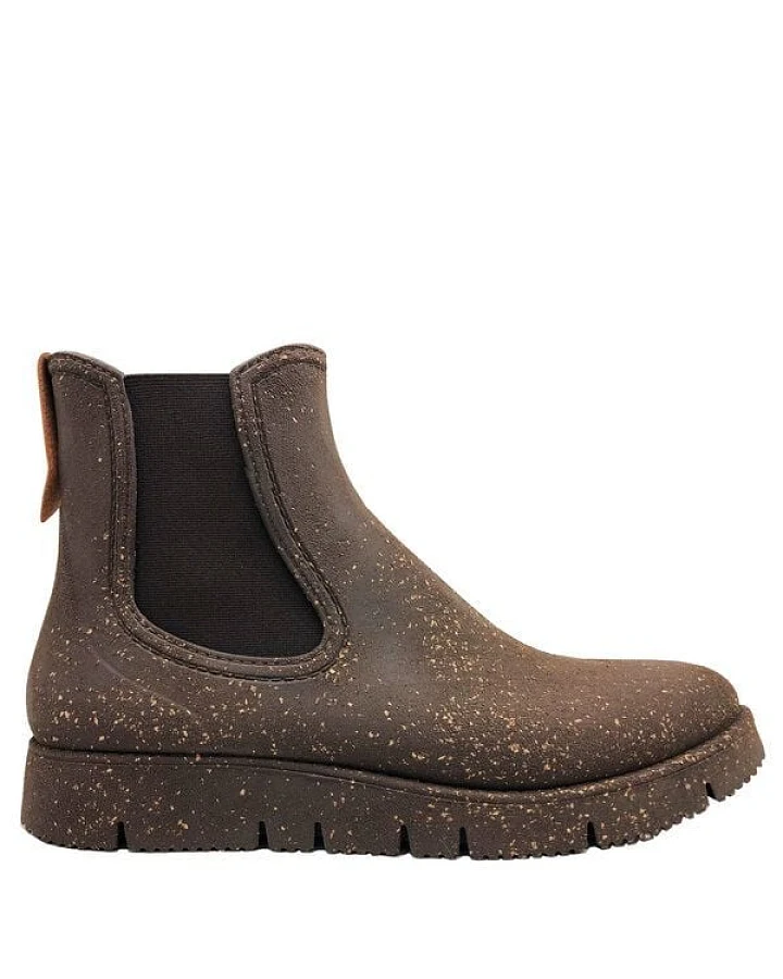 Chelsea - Gummistiefel "nat-2 Prime Chelsea vegan" in braun und Kork