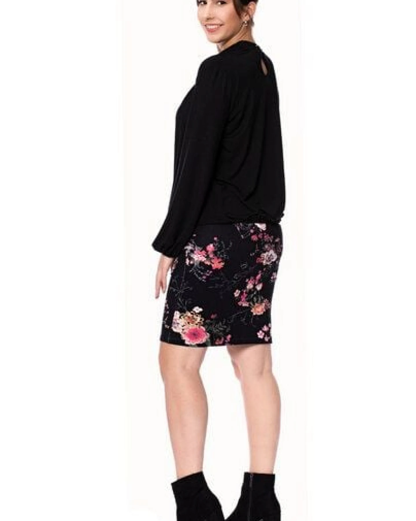 Ingoria MAIRA Blusenshirt mit Schlüssellochausschnitt – Ansicht 4