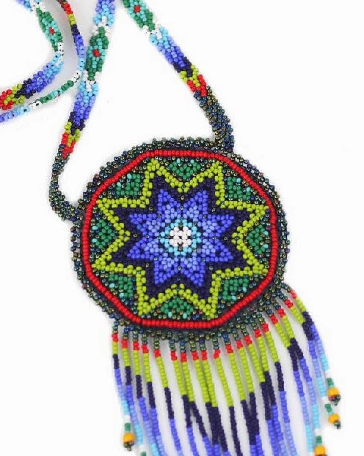 Mitienda Shop Huichol Halskette Damen – Ansicht 4