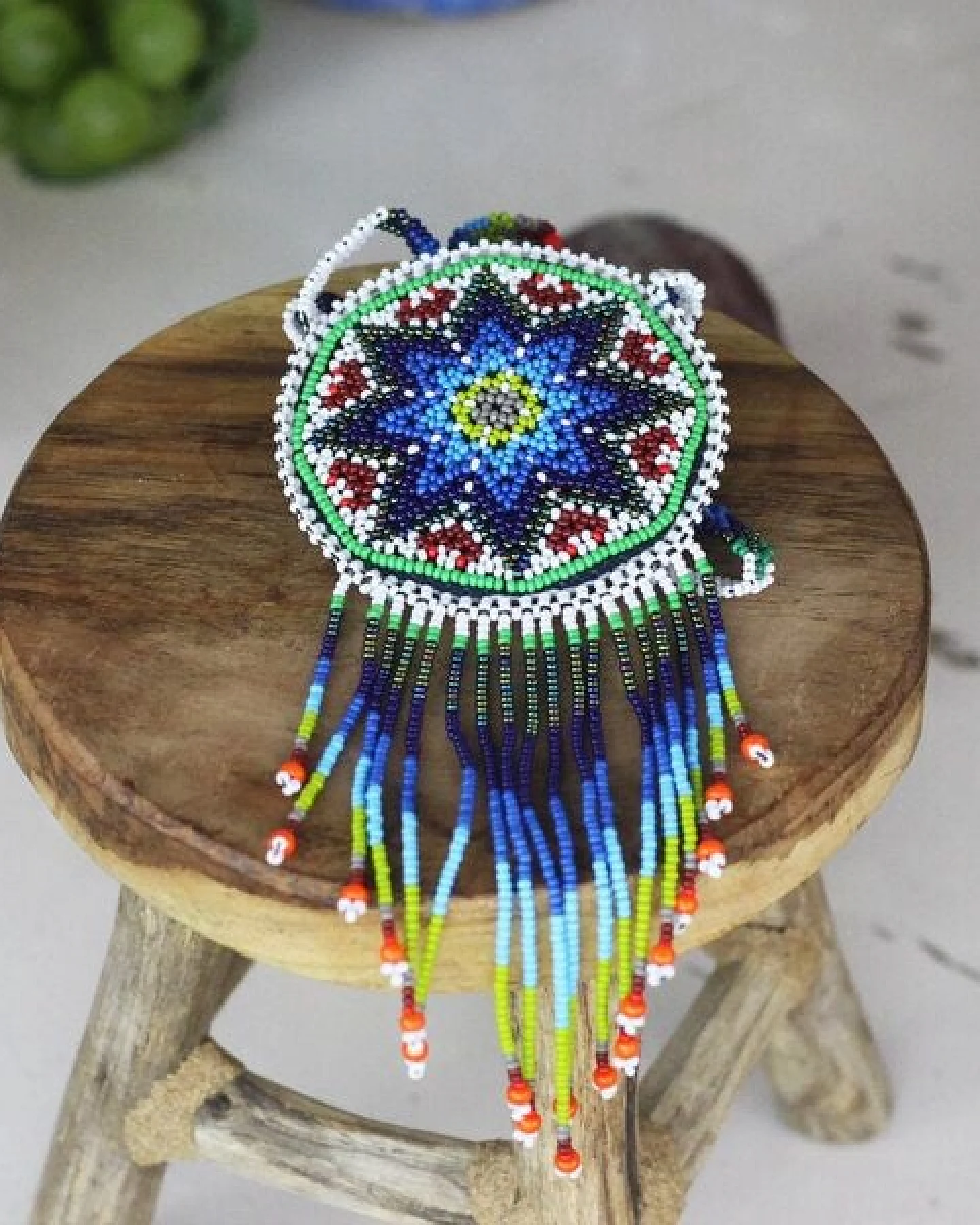 Mitienda Shop Huichol Halskette Damen – Ansicht 4