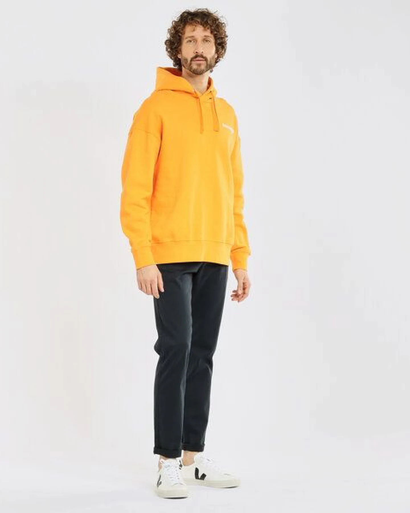 KnowledgeCotton Apparel Kapuzenpullover - ELM signature wave hoodie – Ansicht 2