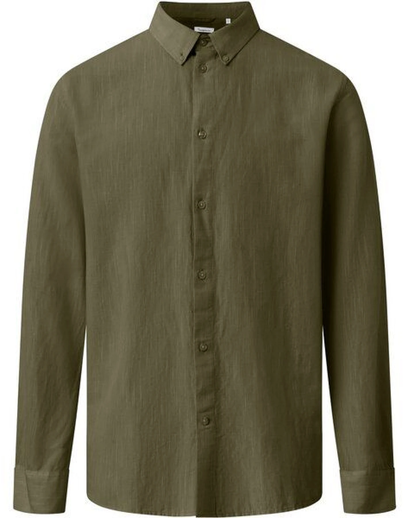 KnowledgeCotton Apparel Leinenhemd - Custom fit linen shirt – Ansicht 3