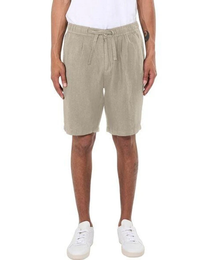 KnowledgeCotton Apparel Leinenshorts - Loose linen shorts - VEGAN - aus Bio-Leinen