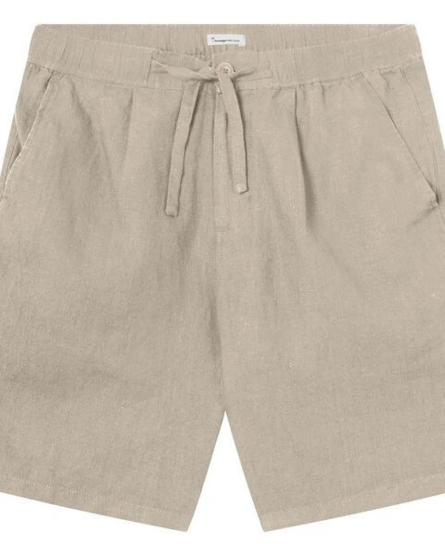 KnowledgeCotton Apparel Leinenshorts - Loose linen shorts - VEGAN - aus Bio-Leinen – Ansicht 3