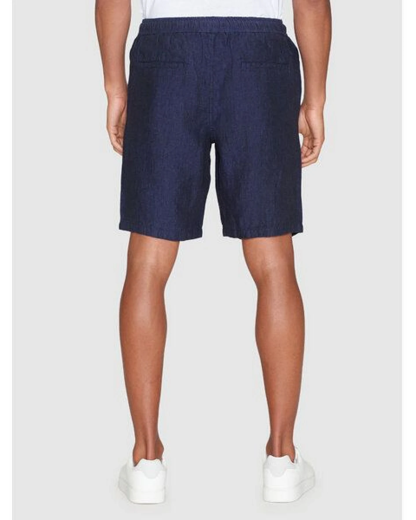 KnowledgeCotton Apparel Leinenshorts - Loose linen shorts - VEGAN - aus Bio-Leinen – Ansicht 3