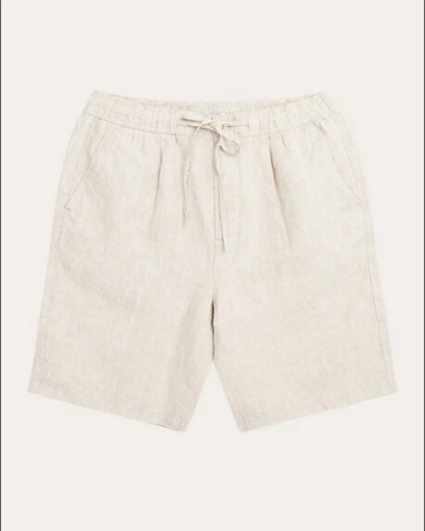 KnowledgeCotton Apparel Leinenshorts - Loose linen shorts - VEGAN - aus Bio-Leinen – Ansicht 4