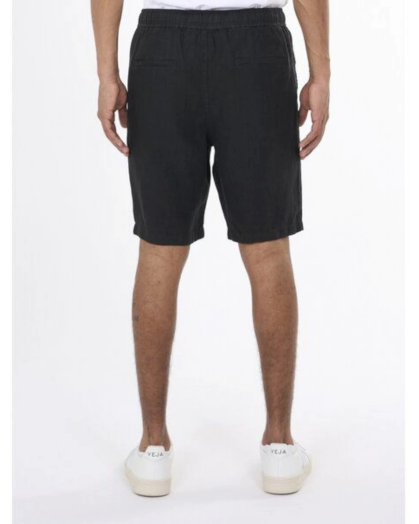 KnowledgeCotton Apparel Leinenshorts - Loose linen shorts - VEGAN - aus Bio-Leinen – Ansicht 3