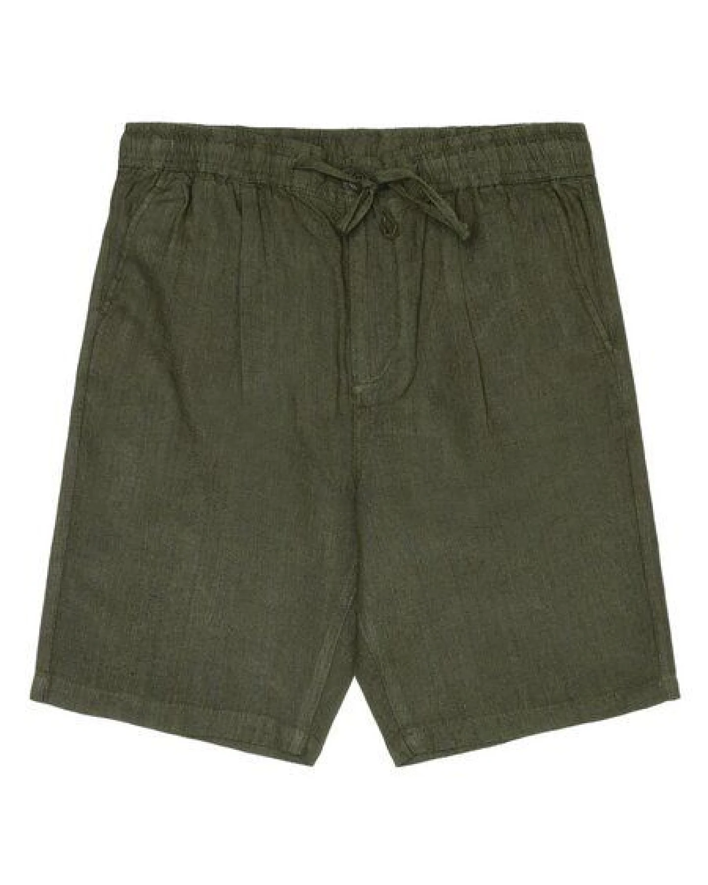 KnowledgeCotton Apparel Leinenshorts - Loose linen shorts - VEGAN - aus Bio-Leinen – Ansicht 3