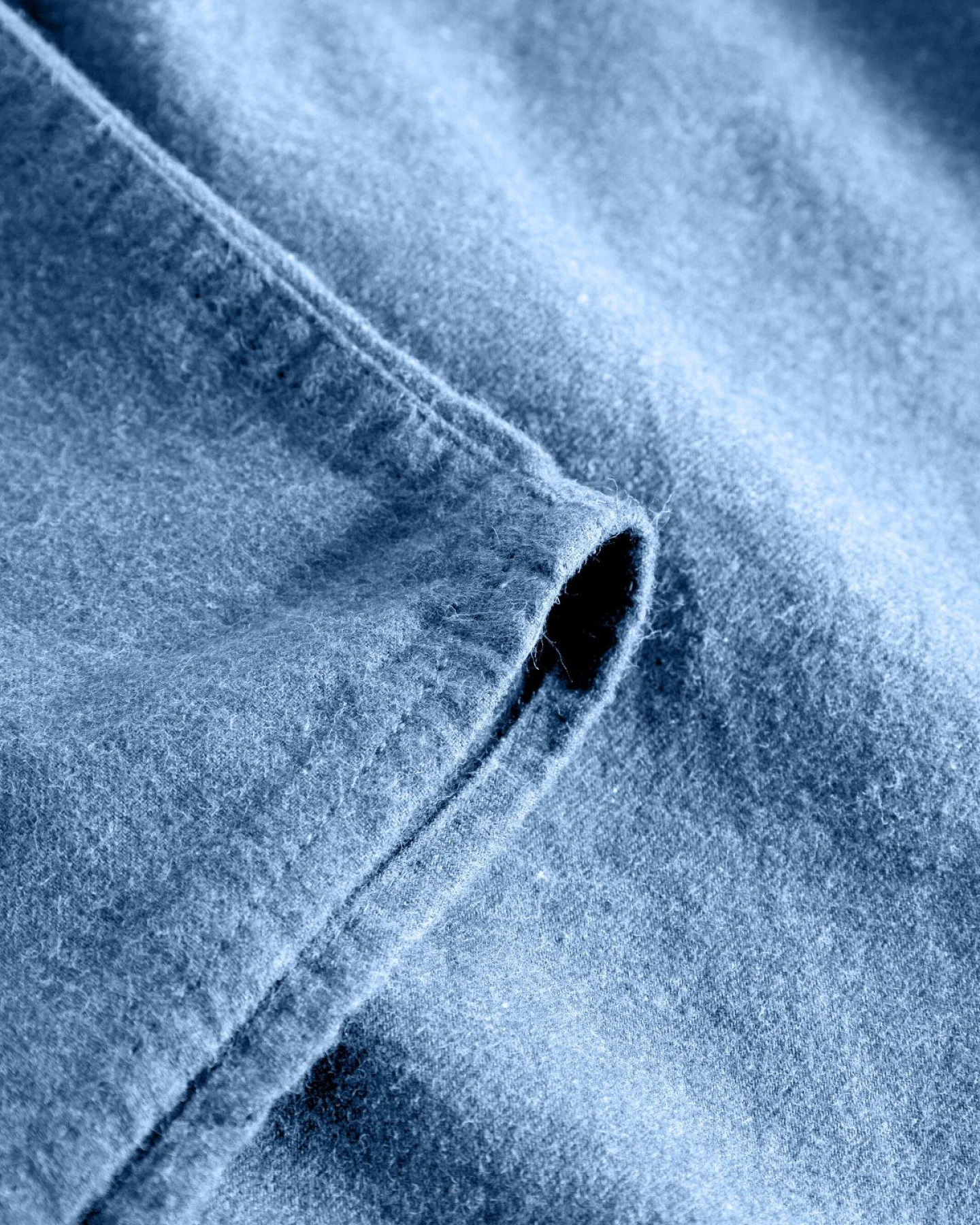 Hemd Flannel Stehkragen Melange – Ansicht 5