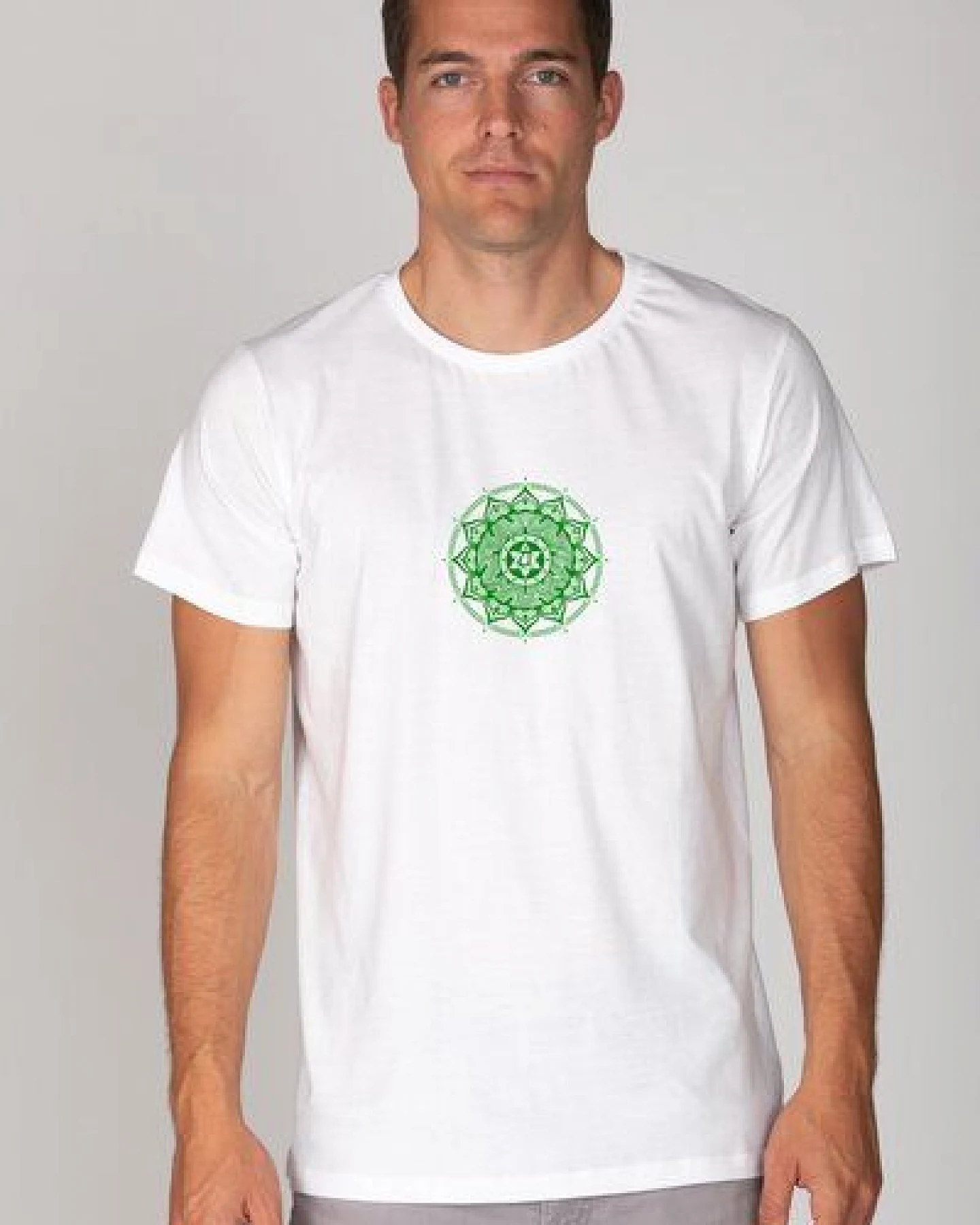 Brandless Basic Bio T-Shirt (men) Nr.2 Anahata Chakra – Ansicht 2