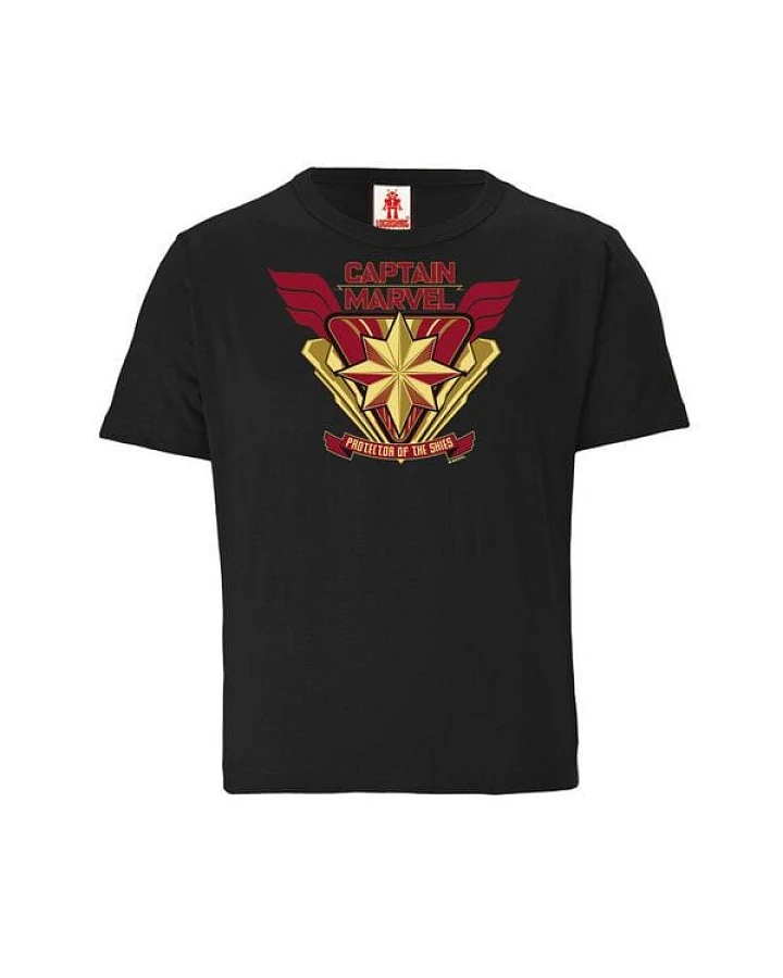 LOGOSH!RT Marvel - Captain Marvel - Protector of the Skies - Kinder Bio T-Shirt