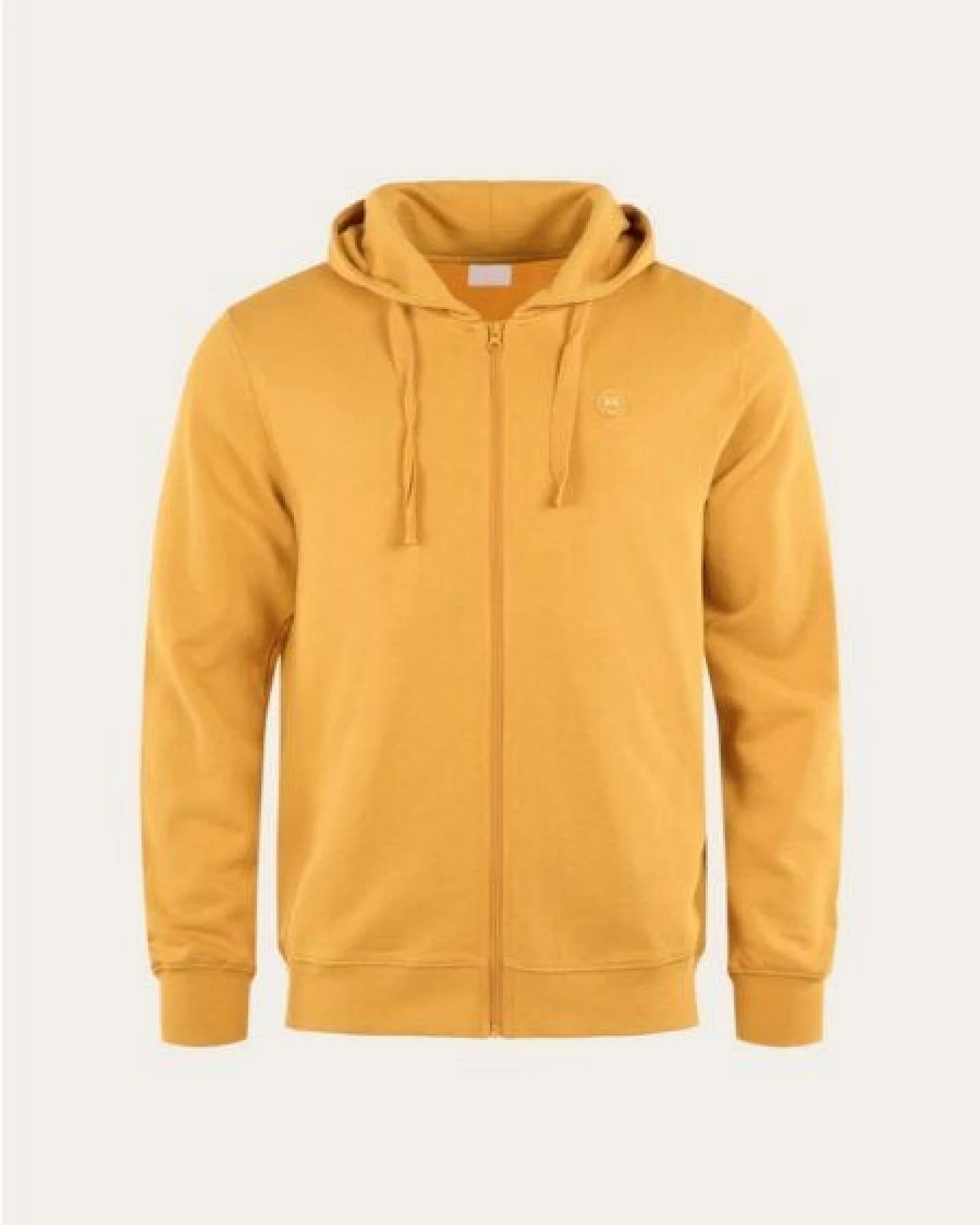 KnowledgeCotton Apparel Sweatjacke - Zip hood basic badge sweat- aus Biobaumwolle – Ansicht 4