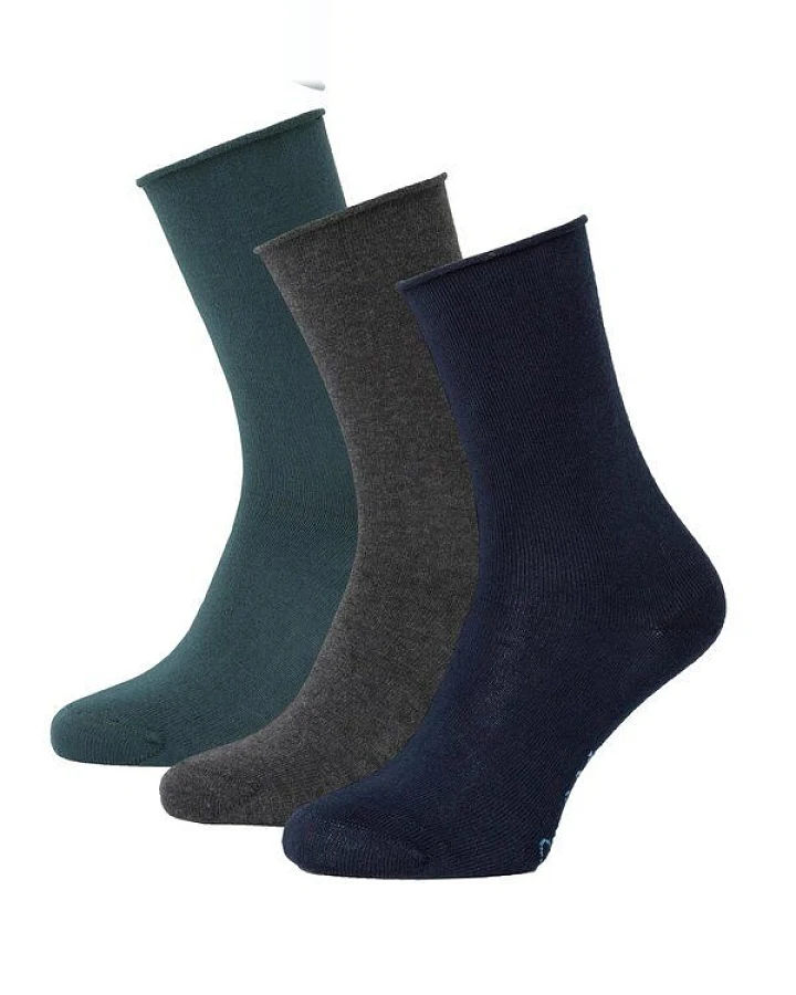 Opi & Max 3er Set Roll Top Biobaumwollsocken