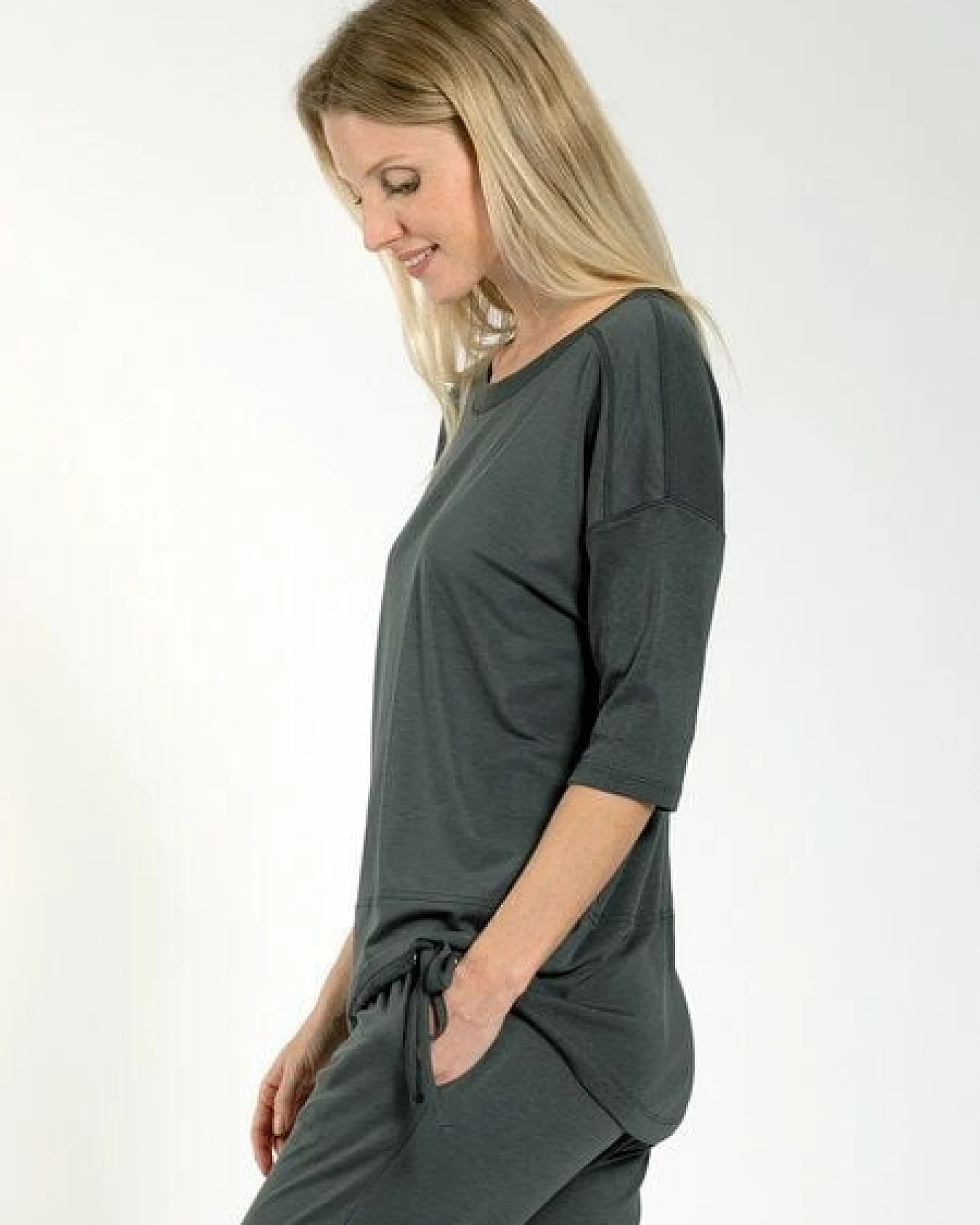 Magadi Yoga Shirt SARA aus Naturmaterial – Ansicht 3