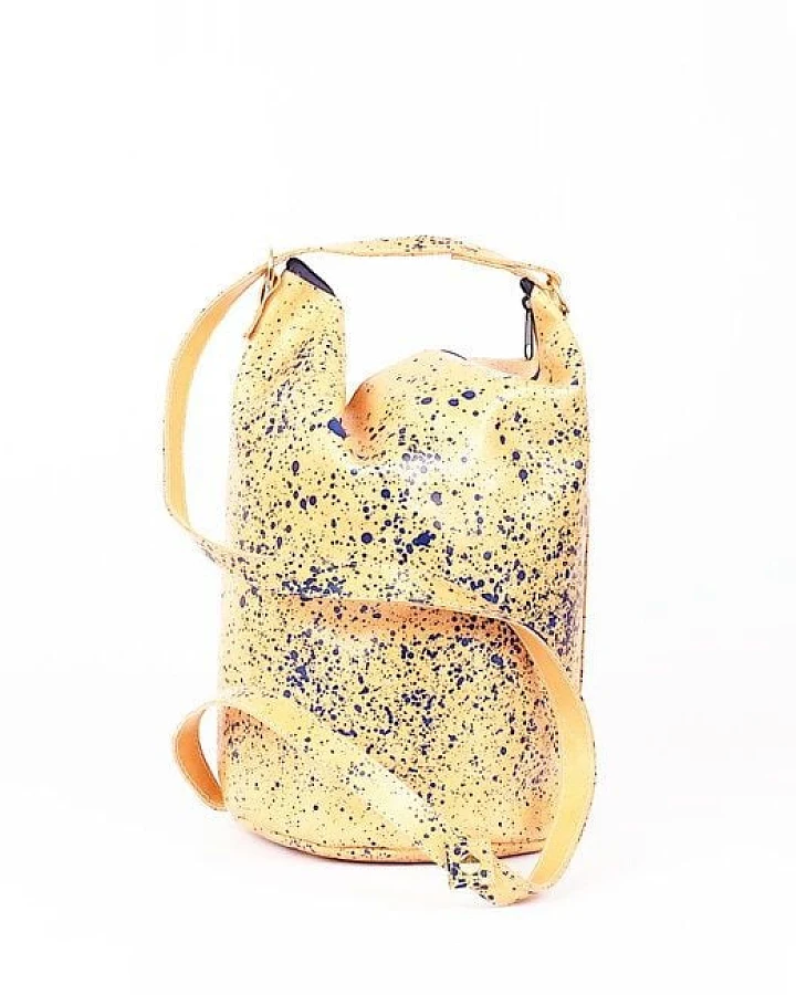 monday market Ledertasche Susan dots