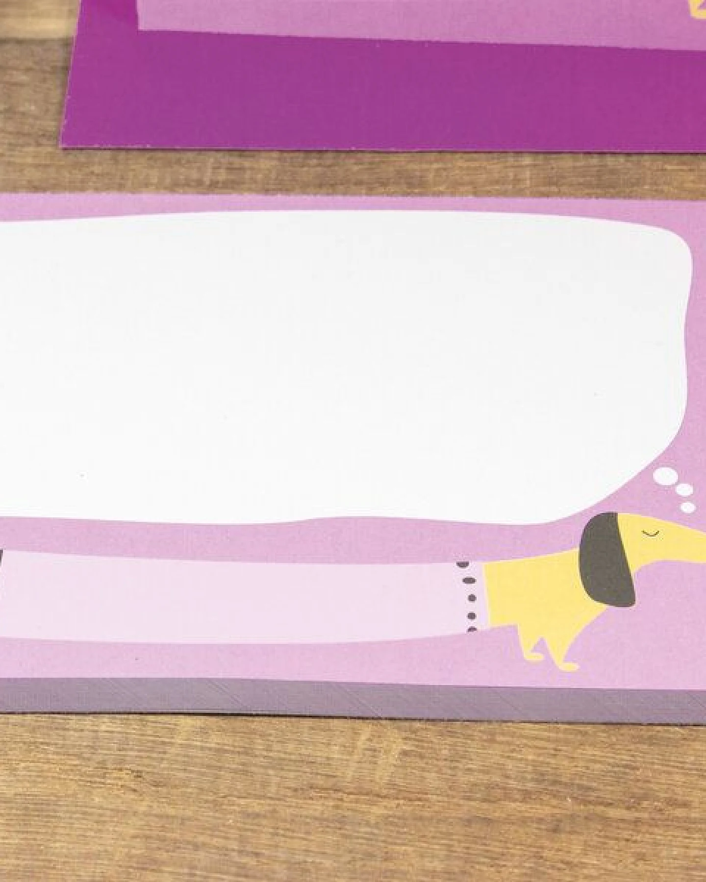 Bow & Hummingbird Notizblock Dreaming Dachshund – Ansicht 2
