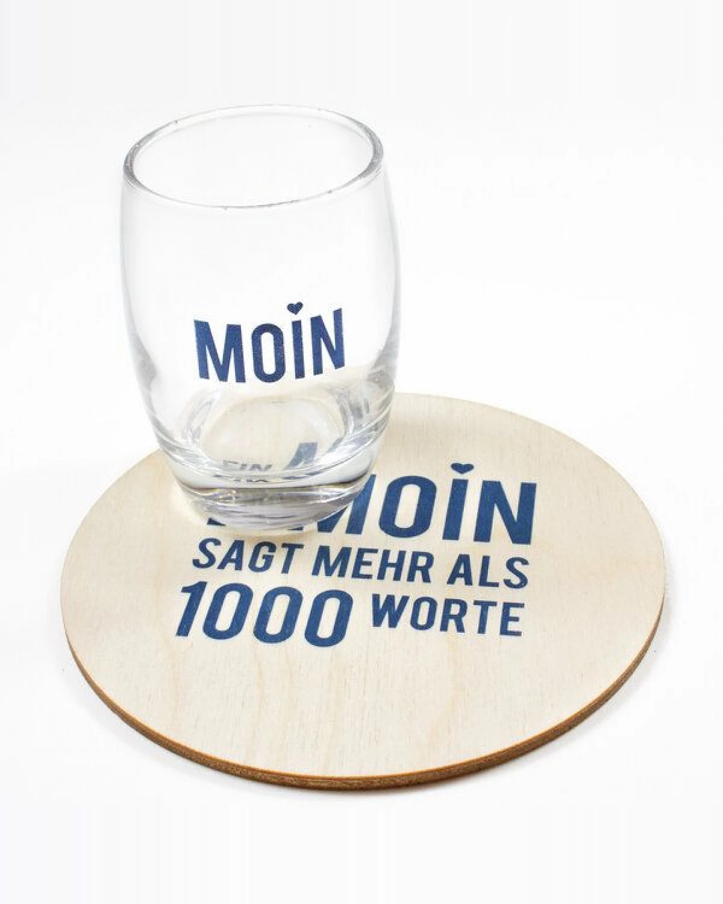 Bow & Hummingbird Untersetzer Ein Moin sagt mehr ... – Ansicht 3