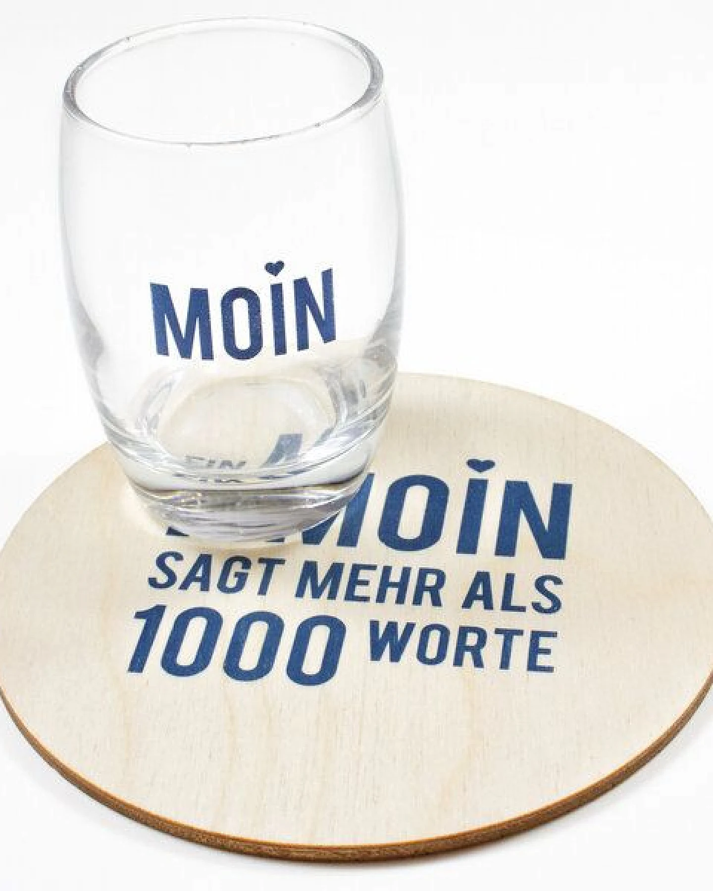Bow & Hummingbird Untersetzer Ein Moin sagt mehr ... – Ansicht 3