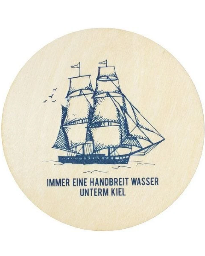 Bow & Hummingbird Untersetzer Wasser unterm Kiel