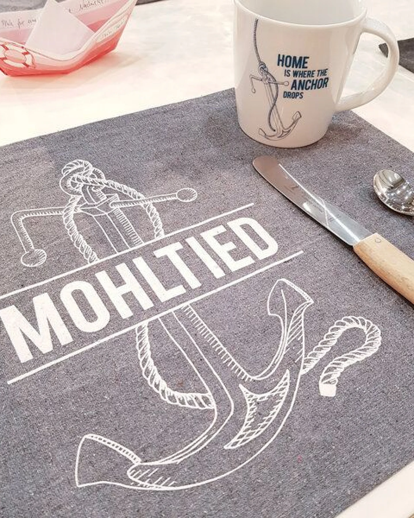 Bow & Hummingbird Tischset Mohltied – Ansicht 2