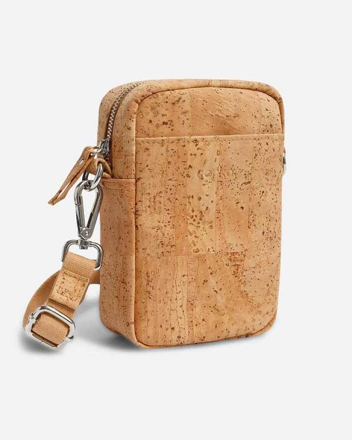 corkor Kork Vertical Crossbody Tasche